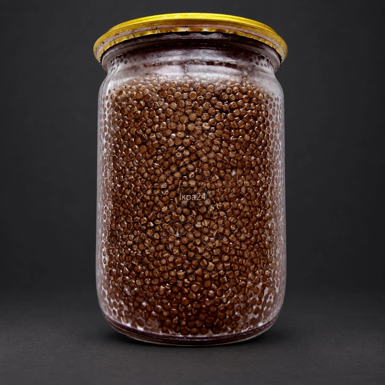 Чорна ікра сибірського осетра CAVIAR HUB у скляній банці 500 г