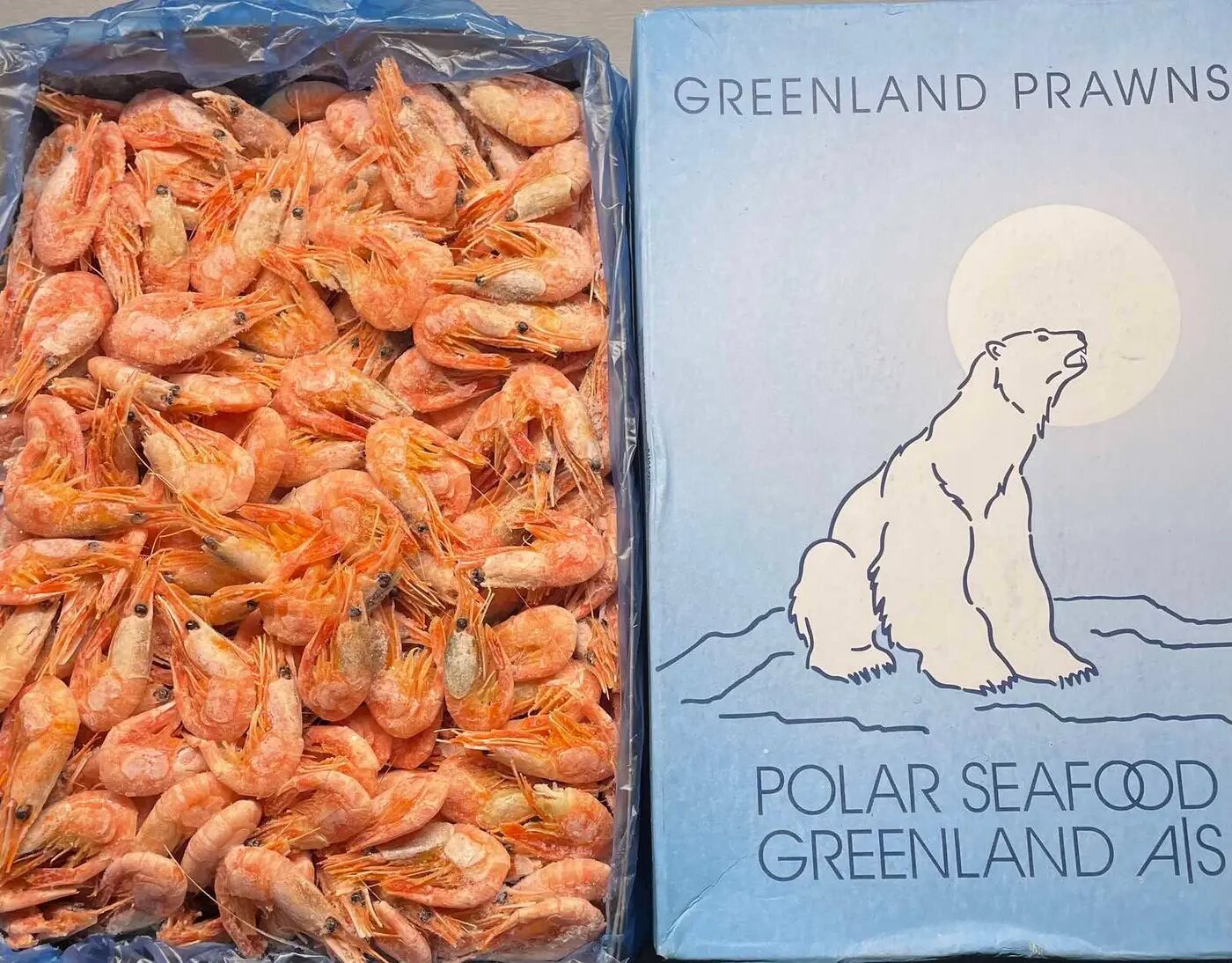 Гренландська варено-морожена креветка Polar Seafood, розмір 90/120 штук на кілограм