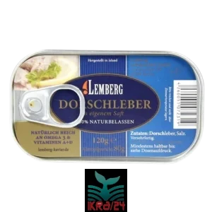 Печінка тріски Lemberg Dorschleber 120 г